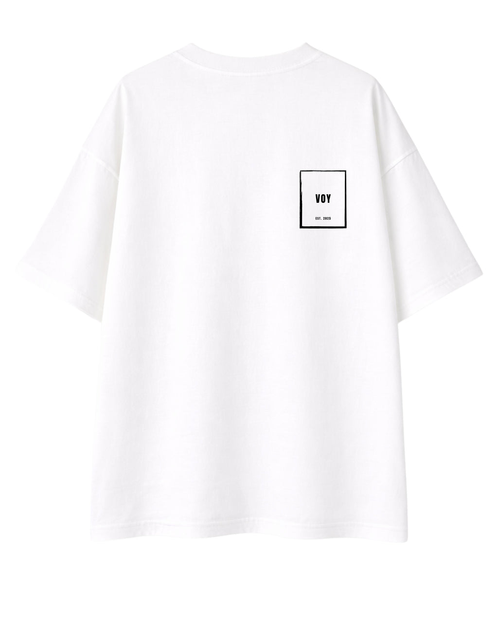 Think inside the box oversized T-shirt